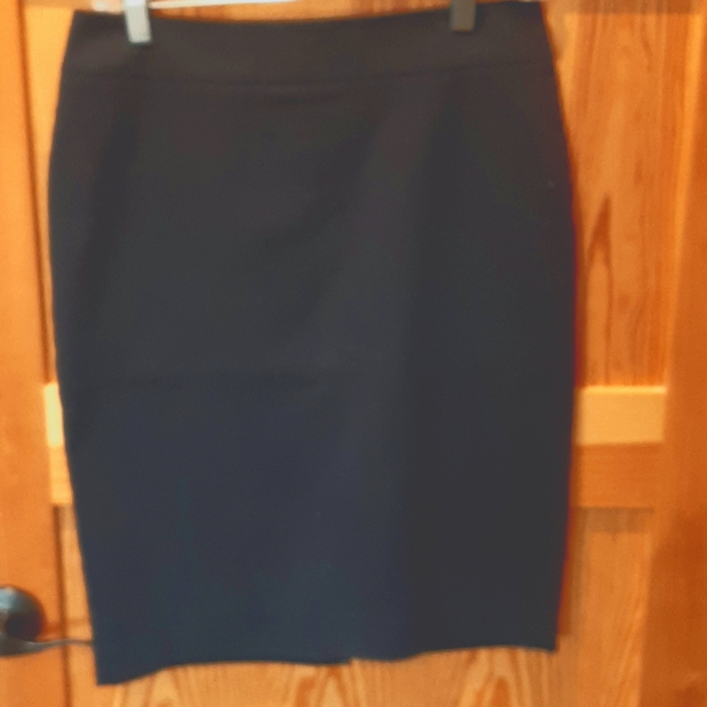Ann Taylor Navy Blue Pencil Skirt